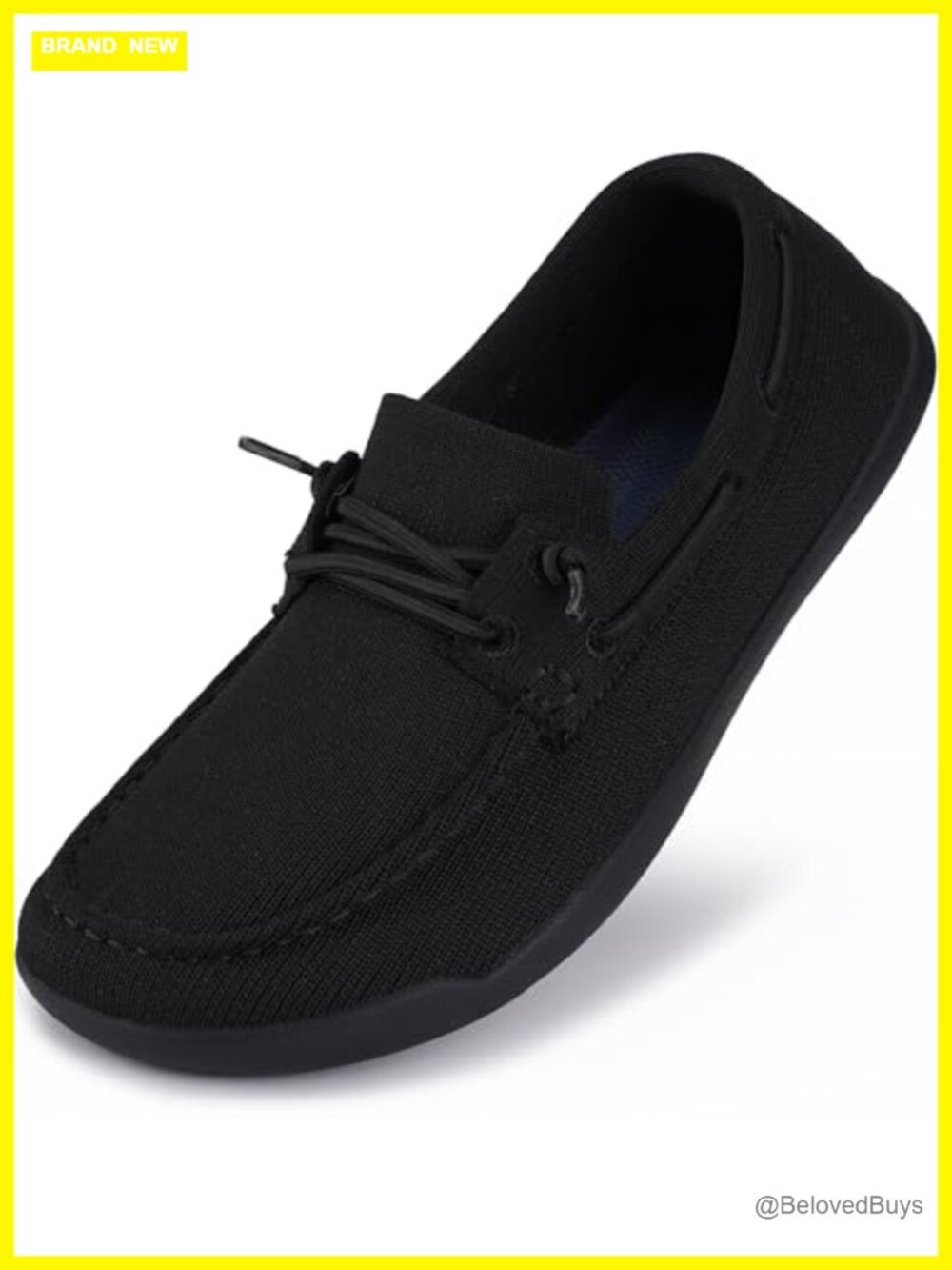 Women's Slip On Barefoot Wide Loafers Lace-Up Casual Boat Shoes